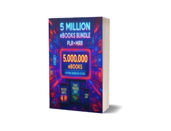 5 Million eBooks Mega Bundle Plr Mrr