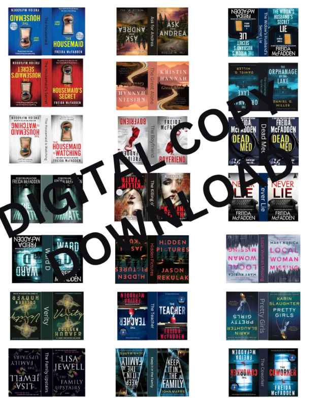 Psychological Thriller DIY MiniBooks DIGITAL PDF Printout - Image 2